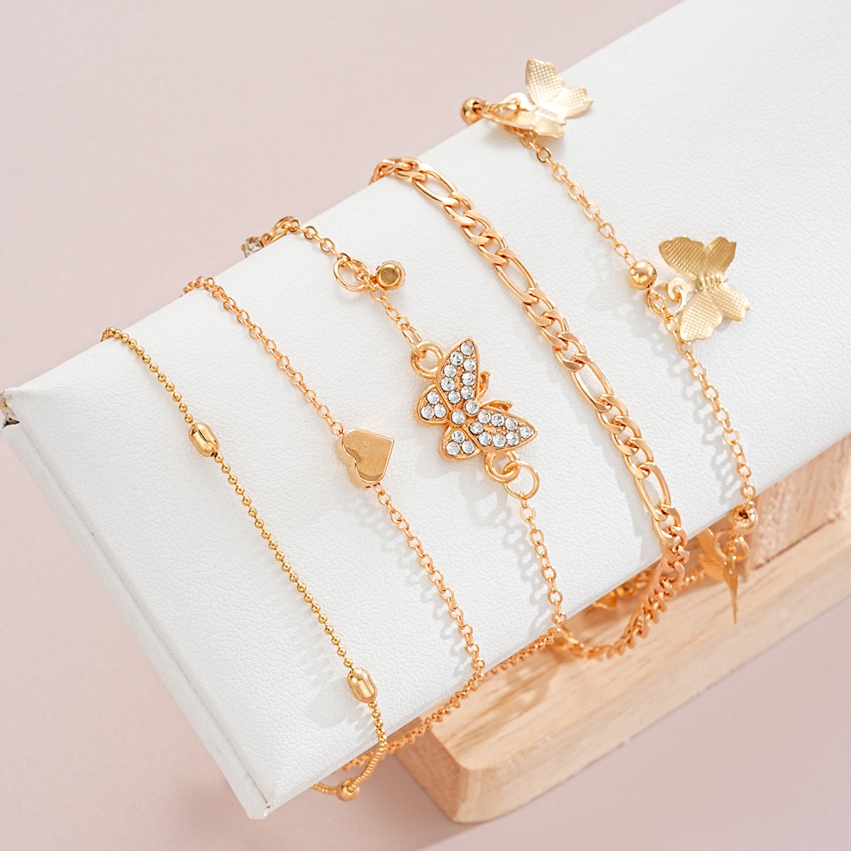 Butterfly Pendant All-match Good-looking Anklet High Sense