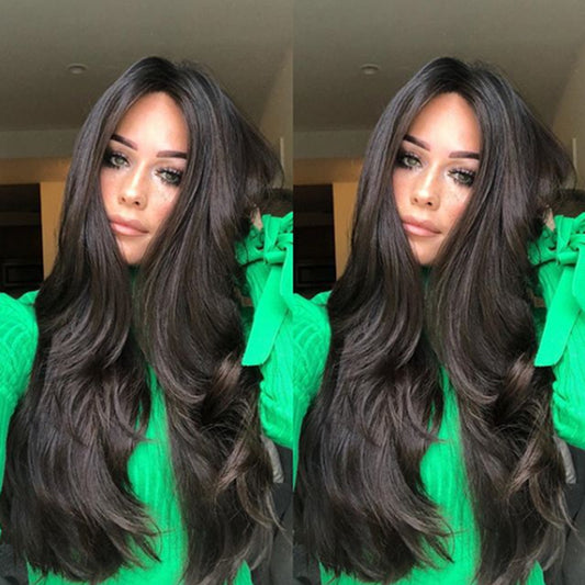 Half-length Long Curly Big Wavy Female Long Hair